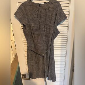 HM Tweed Sheath with Belt Size XXL